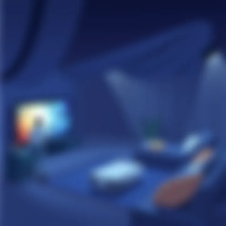 Epson PowerLite Home Cinema 8350 projector set up for a movie night