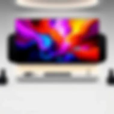 Epson PowerLite Home Cinema 8350 displaying vibrant colors on a large screen