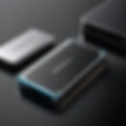 External SSD showcasing sleek design