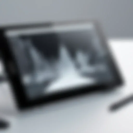 Huion sketch tablet showcasing advanced features