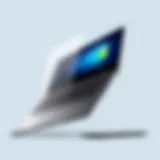 Sleek design of the Lenovo Flex 5 14 2-in-1 laptop showcasing its versatility