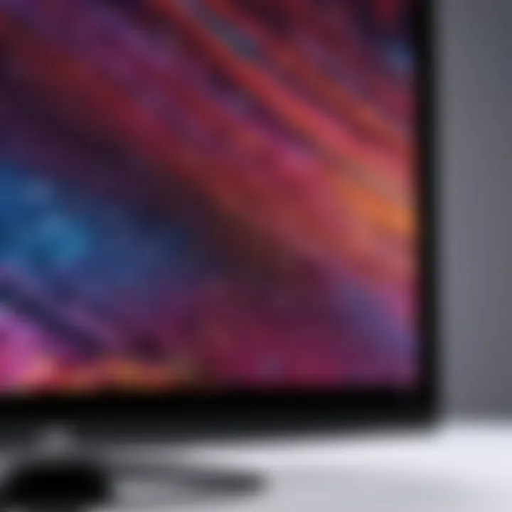 Close-up of Ergo Display's screen technology