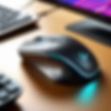 Ergonomic Excellence of the Mouse Logitech Mouse showcasing ergonomic features.
