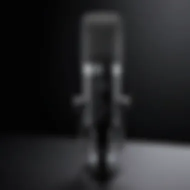 Sleek Design of the MXL Dynamic Microphone MXL dynamic microphone showcasing its sleek design and build quality
