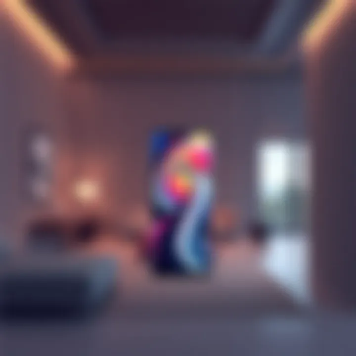 OnePlus 9 Pro in an Elegant Setting OnePlus 9 Pro showcased in an elegant setting