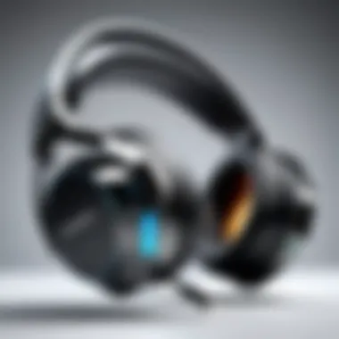 Advanced optical gaming headset showcasing sleek design and innovative technology.