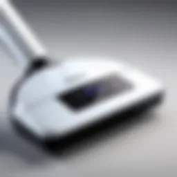 Panasonic commercial vacuum showcasing sleek design and features