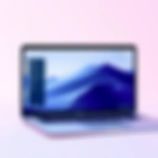 Refurbished MacBook showcasing sleek design