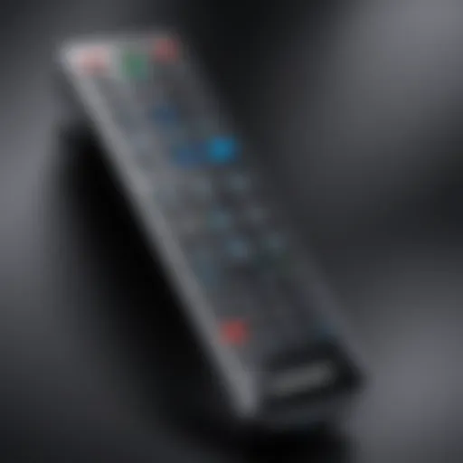 Overview of Samsung Remote Control Application interface