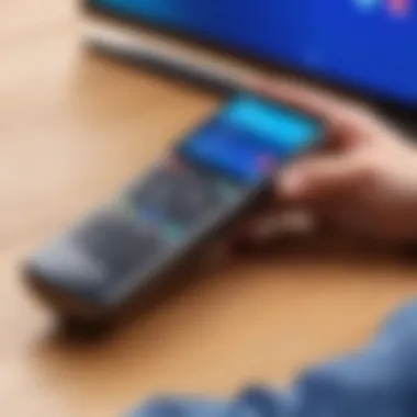 Troubleshooting Tips for Samsung Remote Control Troubleshooting tips displayed on the application