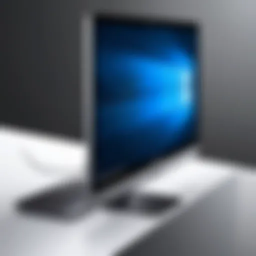 Samsung touchscreen desktop showcasing sleek design
