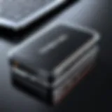 Close-up view of the Samsung Type-C block showcasing its sleek design.