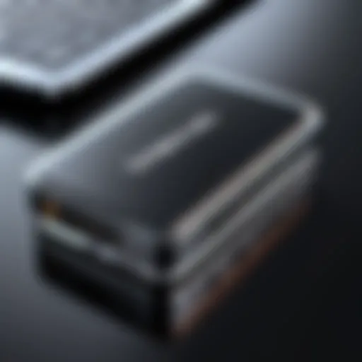 Close-up view of the Samsung Type-C block showcasing its sleek design.