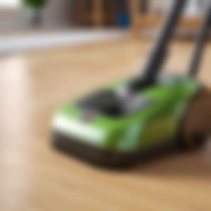 Environmentally friendly vacuum cleaner with eco-label