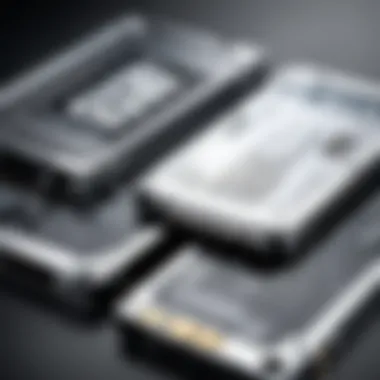 Comparison chart of SSD and HDD performance metrics.