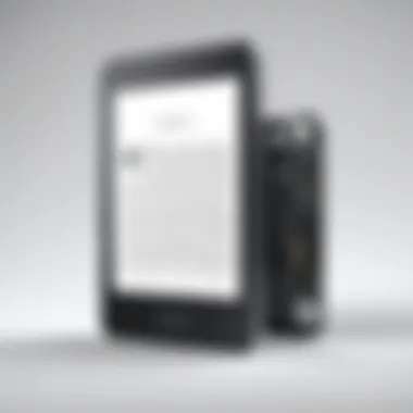 Sleek Design of Kindle Paperwhite Refurbished A sleek view of the Kindle Paperwhite refurbished model showcasing its design