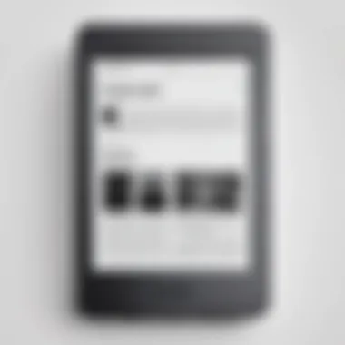Close-up of Kindle Paperwhite refurbished display highlighting its clarity