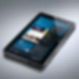 Sleek design of the Dell Venue Tab showcasing its modern aesthetic