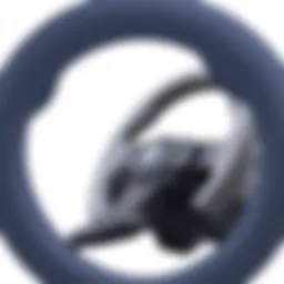 High-quality image showcasing the G923 steering wheel design