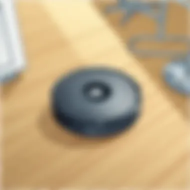 iRobot Roomba 860 in action on hardwood floor