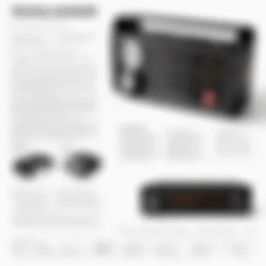 Technical Specifications of Studebaker Radios Technical specifications diagram of a Studebaker portable radio