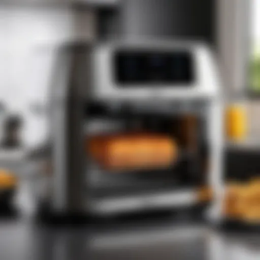 A sleek Oster Digital Air Fryer Oven showcasing its modern design.