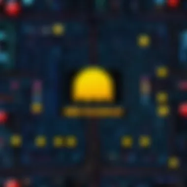 Cultural significance of Mrs. Pacman in the gaming community illustrated through nostalgic elements