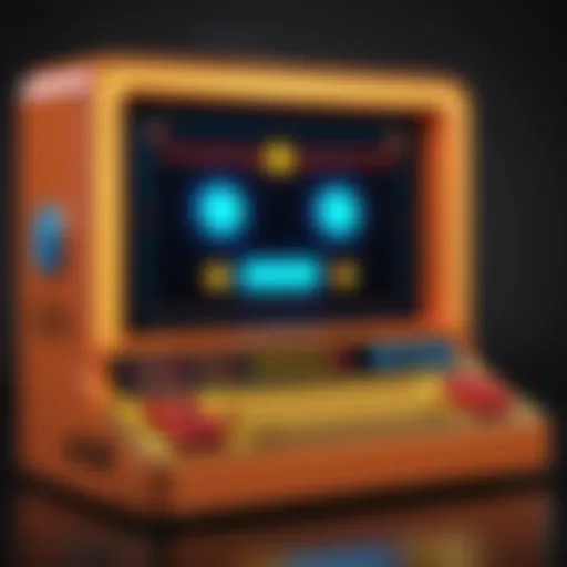 Visually striking design of the Plug and Play Mrs. Pacman device showcasing retro aesthetics