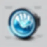 Detailed view of a 3.5 inch fog light showcasing its design features