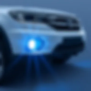 Installation of 3.5 inch fog lights on a vehicle