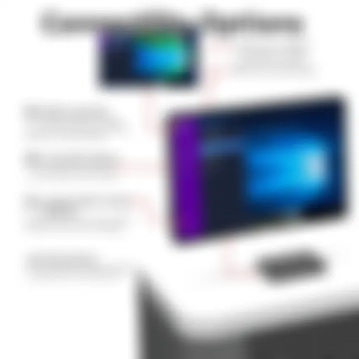 Showcasing the connectivity options available on the Soundstream speaker table.