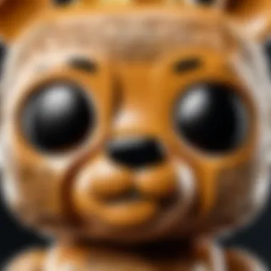 Intricate Design of a Ted Funko Pop Close-up of a Ted Funko Pop showcasing intricate design features