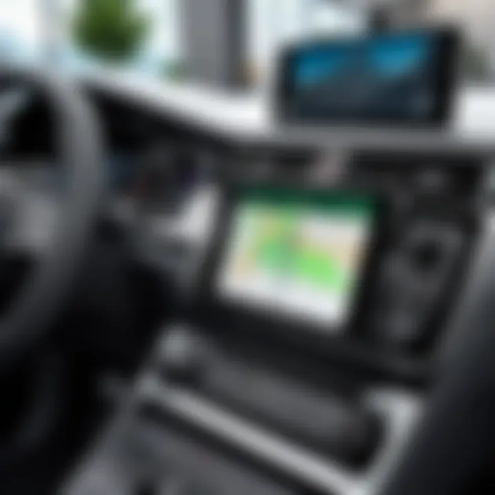 Stylish phone mount complementing Volkswagen Tiguan interior