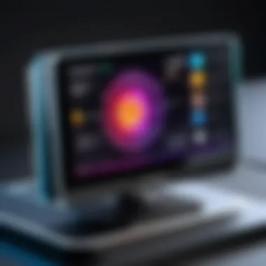 An illustration of the advancements in display technology related to Type C monitors