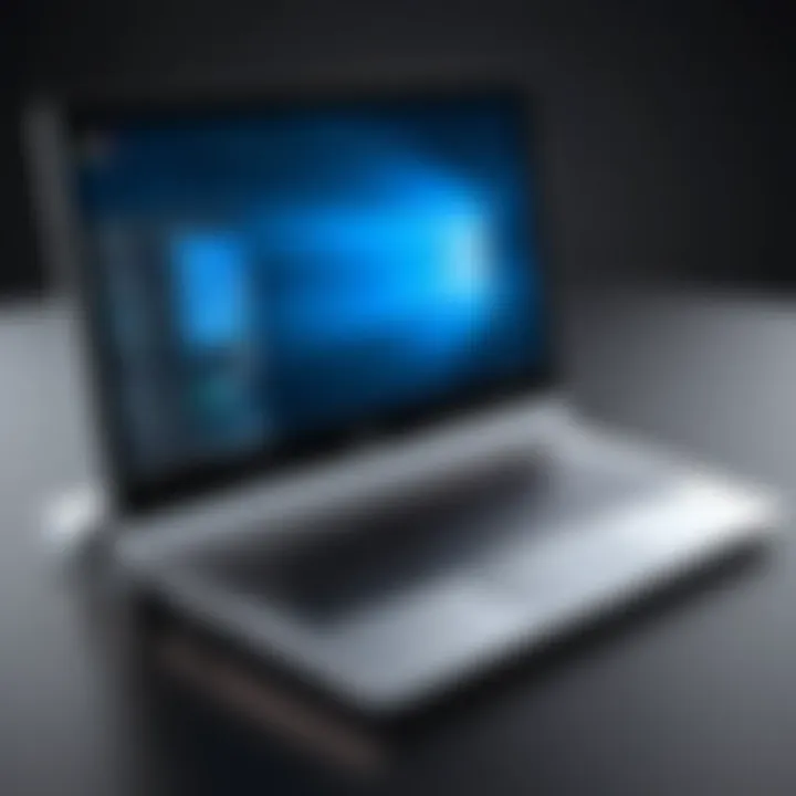 A sleek Type C portable monitor showcasing its modern design