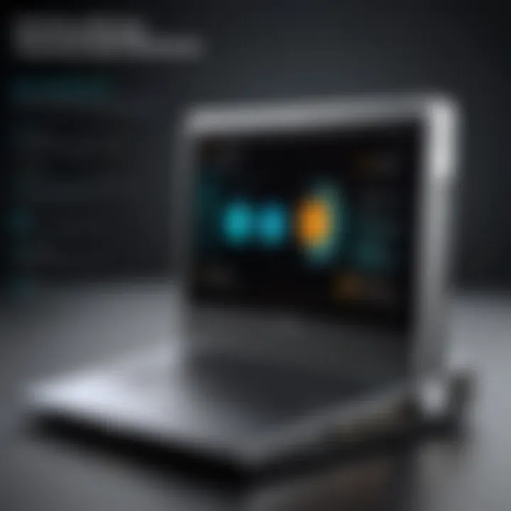 Infographic detailing the technical specifications of Type C portable monitors