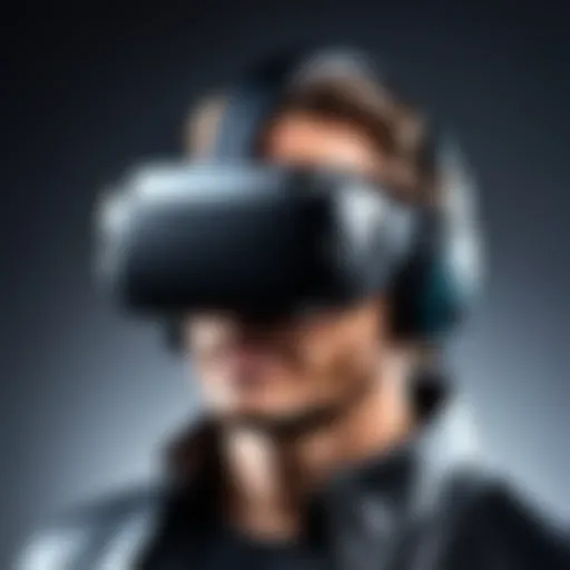 Virtual reality headset showcasing Vive Gaming technology