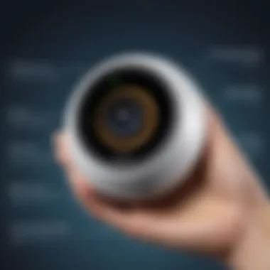 Key Features of Wisenet Wireless Cameras Key features of Wisenet wireless cameras displayed