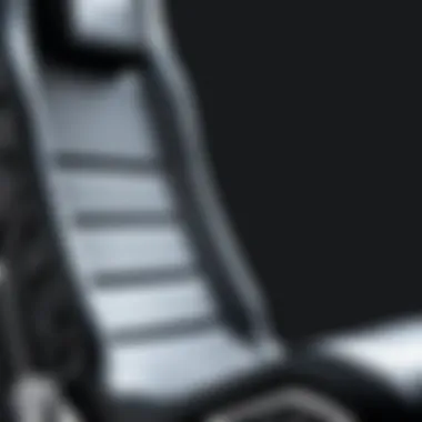 Ergonomic Design of the X Rocker Gaming Chair Close-up of X Rocker Gaming Chair's ergonomic design