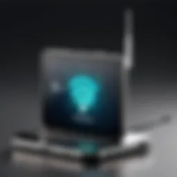 External WiFi antenna enhancing smartphone connectivity