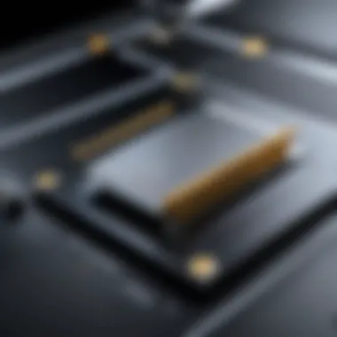 Close-up of Furrion antenna components