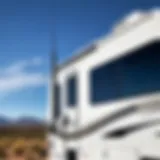 Furrion antenna mounted on an RV