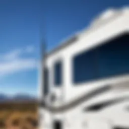 Furrion antenna mounted on an RV