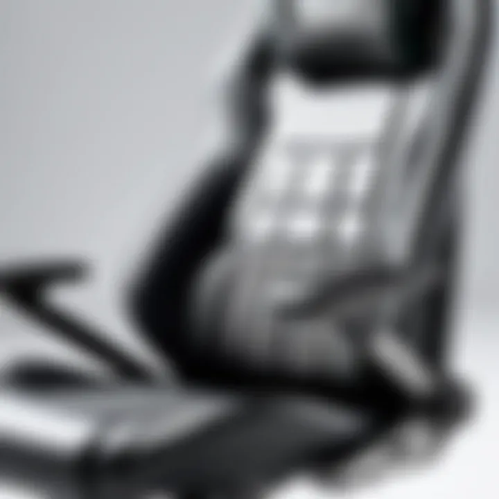 Gaming chair with excellent lumbar support and padding