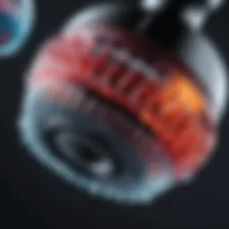 Detailed view of gelly gripper showcasing its texture and design