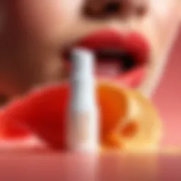 Close-up of Goodsense Lip Balm showcasing its texture and formulation