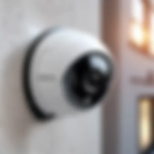 Goowls 1080p outdoor security camera mounted on a wall
