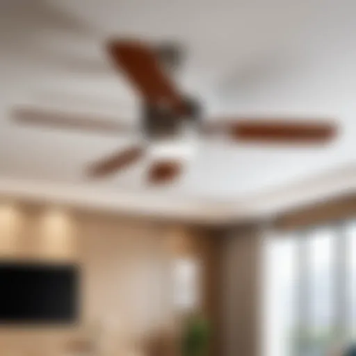 Stylish Haier ceiling fan model showcasing modern design