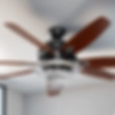 Haier ceiling fan highlighting innovative technology features