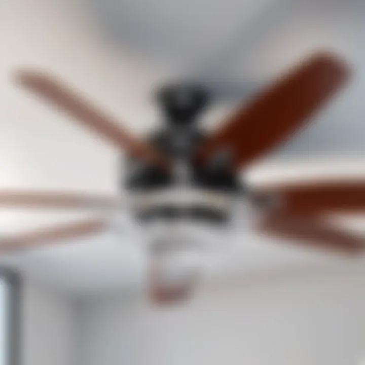 Haier ceiling fan highlighting innovative technology features